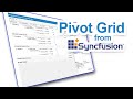 Populating Syncfusion Pivot Grid Control from SQL Server Database #syncfusion #pivotgrid #sql