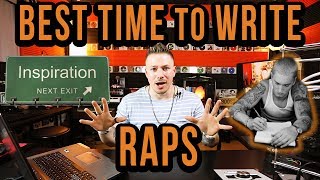 When Is the Best Time to Write Raps?