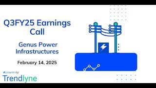 Genus Power Infrastructures Earnings Call for Q3FY25