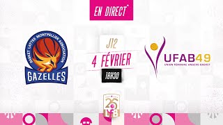 LFB 2022-2023 J12 | Lattes Montpellier - Angers | Match complet