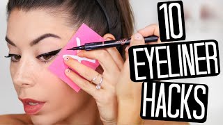 10 TIPS \u0026 HOW TO AVOID COMMON MISTAKES WHEN APPLYING EYELINER! SIMPLE TUTORIAL👍🏻