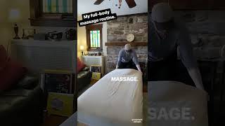 This is my full - body massage routine . Let me know how you give a full body massage