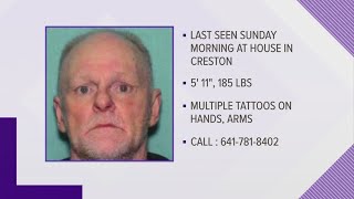 Creston man missing since Sunday, Iowa Division of Criminal Investigation joins search