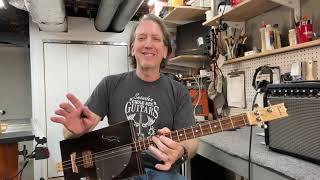 (Part 1) How to Play 1 4 5 Blues with a Cigar Box Guitars with Mike Snowden