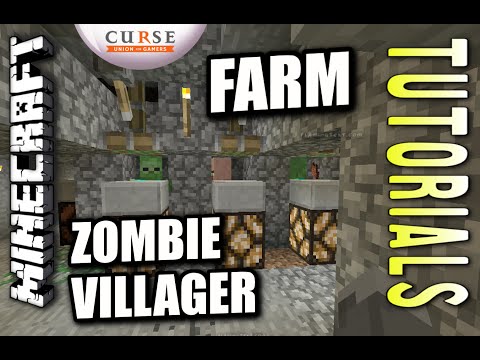 Minecraft PS4 - ZOMBIE VILLAGER FARM - How To - Tutorial ( PS3 / XBOX ) Minecraft PS4 - ZOMBIE VILLAGER FARM - How To - Tutorial ( PS3 / XBOX )