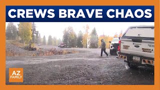Crews describe challenges in saving 4 people from Flagstaff mountain
