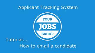 ATS Tutorial | How to email a candidate