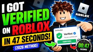 I Got VERIFIED on Roblox in 47 SECONDS (2026 Method)