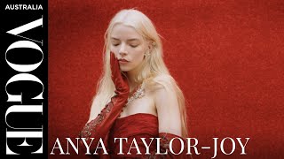 Go behind-the-scenes of Anya Taylor-Joy’s Vogue cover shoot | Vogue Australia