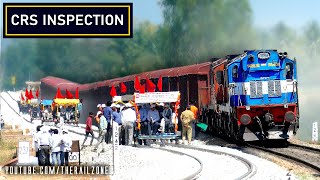 HIGH SPEED TRIAL, Swift Trains \u0026 CRS Inspection | Tumkur - Arsikere | Indian Railways