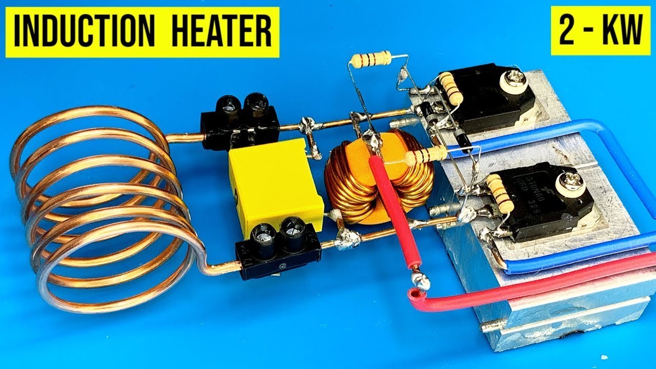 How To Make Induction Heater , 2kw Induction Heater , Jlcpcb - YouTube