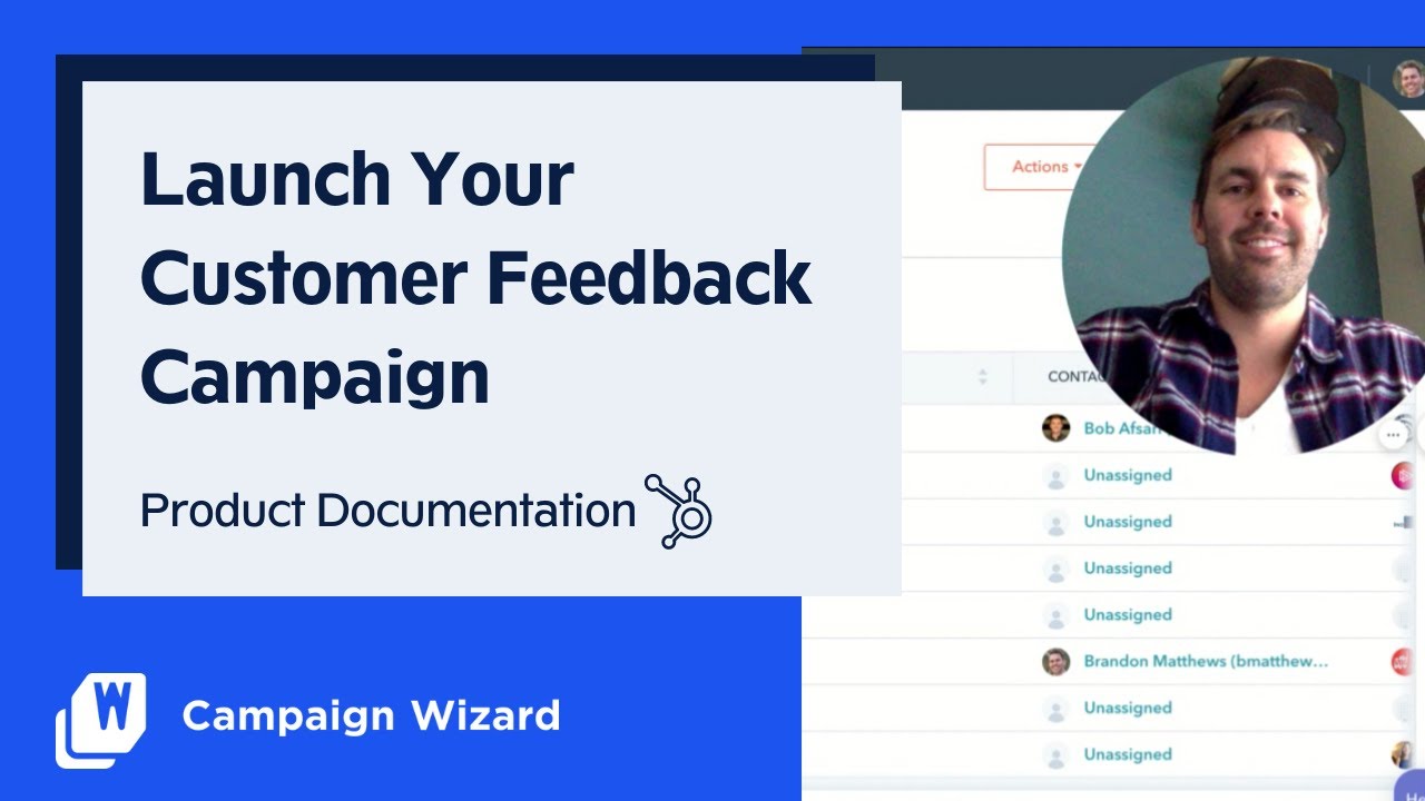 Customer Feedback Campaign HubSpot Product Documentation - YouTube