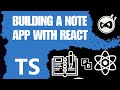 Build serverless a note app with React, TailwindCSS and Typescript