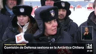 Tensión con Argentina:  Comisión de Defensa sesiona en la Antártica Chilena