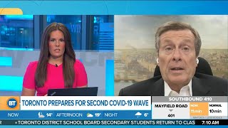 'We have a problem here with the trend line,' Mayor Tory says of rising COVID-19 cases