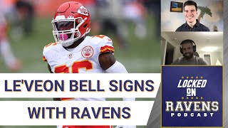 Analyzing the Ravens' practice squad signing of Le'Veon Bell with Cole Jackson | Locked On Ravens