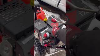 How to start an Ariens snowblower