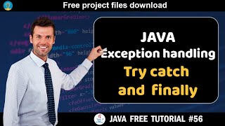 Java tutorial #56 | Exception handling - Try catch and finally | Java course for beginners