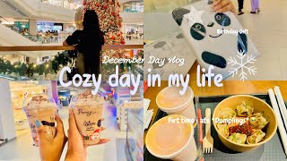 2024 අන්තිම Day out Vlog එක🎄,පලවෙනිපාරට dumplings කෑවා🥟Shopping |What i eat #vlog #dayinmylife #eat