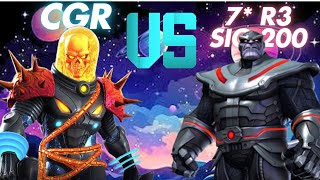 CGR Vs 7 Star Rank 3 Sig 200 Thanos | Mcoc | Marvel Contest Of Champions