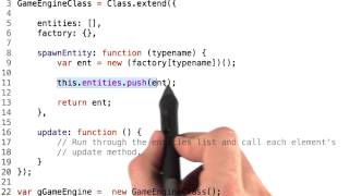 Update all the entities - HTML5 Game Development