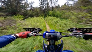 2023 YZ250X - Riding the most beautiful trail (POV 4K)