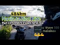 [Part 2] 484km Manila to Bicol Ride [ATIMONAN to CALAUAG] Honda Wave 100 | PandzMotoVlog