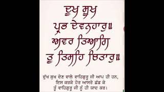 ਡਿੱਠਾ ਸਭ ਸੰਸਾਰ ਸੁਖੁ ਨਾ ਨਾਮ ਬਿਨਾ🙏❤️🙏❤️🥀🌹