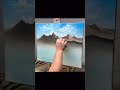 Mountain Bob Ross Landscape #art #artist #artshorts #painting #arts #artwork #fun #easy #shortsvideo