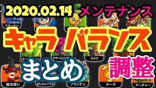 【城ドラ】キャラバランス調整まとめ！2020.02.14