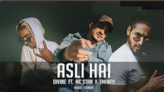 MC STAN - ASLI HAI ft. DIVINE & EMIWAY (Music Video) | Prod. by Itsraaj | Mashup