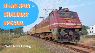 08008 Bhanjpur - Shalimar new Special Train leaves from Baripada