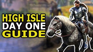 ESO Day 1 Guide for High Isle - What should you do? Tips and Tricks!