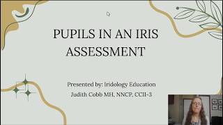 What Pupils Add To An Iris Assessment