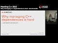 Why managing C++ dependencies is hard - Kerstin Keller - Meeting C++ 2025