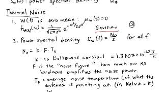 ESE 471 Three Things About Thermal Noise