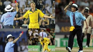 First Ever RED CARD in Cricket History | Billy Bowden shows Red Card to McGrath for Bowling Underarm