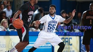 Ryan Harrow Highlights vs Texas State 29 Points