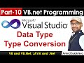 Part-10- Beginners Vb.net Tutorial in Hindi- Data Type, Type Conversion | Visual Studio By Arvind