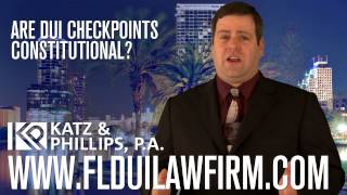 Are DUI checkpoints constitutional?