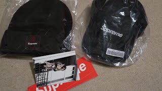 SUPREME FW20 WEEK 15 PICKUP/UNBOXING REFRIGIWEAR® BEANIE + REACTIVE PRINT CAMP CAP