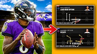 I Built Lamar Jackson's MVP Offensive Scheme! (Madden 23)