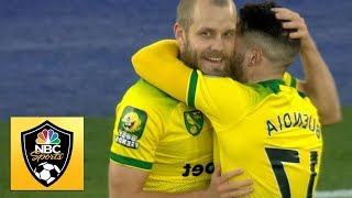 Teemu Pukki gives Norwich City lead v. Leicester City | Premier League | NBC Sports