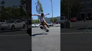 I was locked in on this tre flip #skateboarding #treflip #skaterboi #poser #shorts #360flip #skater