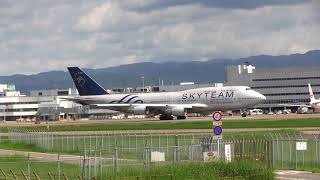 チャイナエアライン B747スカイチーム塗装機 in FUKUOKA