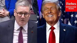 WATCH: UK PM Keir Starmer, Parliament React To Trump's Victory In 2024 Presidential Election