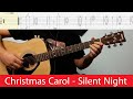 Silent Night For Acoustic Guitar With Tabs(Christmas Carol)