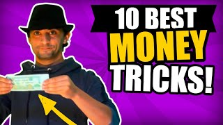 10 BEST MONEY MAGIC TRICKS REVEALED! (TUTORIALS)