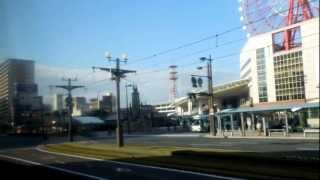 西鉄バス桜島号鹿児島中央駅到着