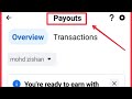 Facebook || How To Check Payouts Transactions History || Check Monetization Earning in Facebook